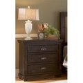 Progressive Furniture Progressive Furniture P612-43 Willow Casual Style Night Stand; Distressed Black P612-43